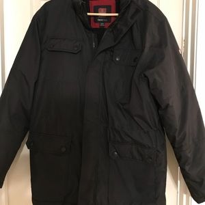 swiss tech jacket black